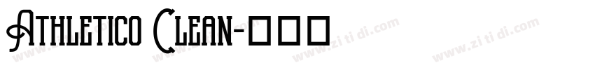 Athletico Clean字体转换 Athletico Clean字体转换